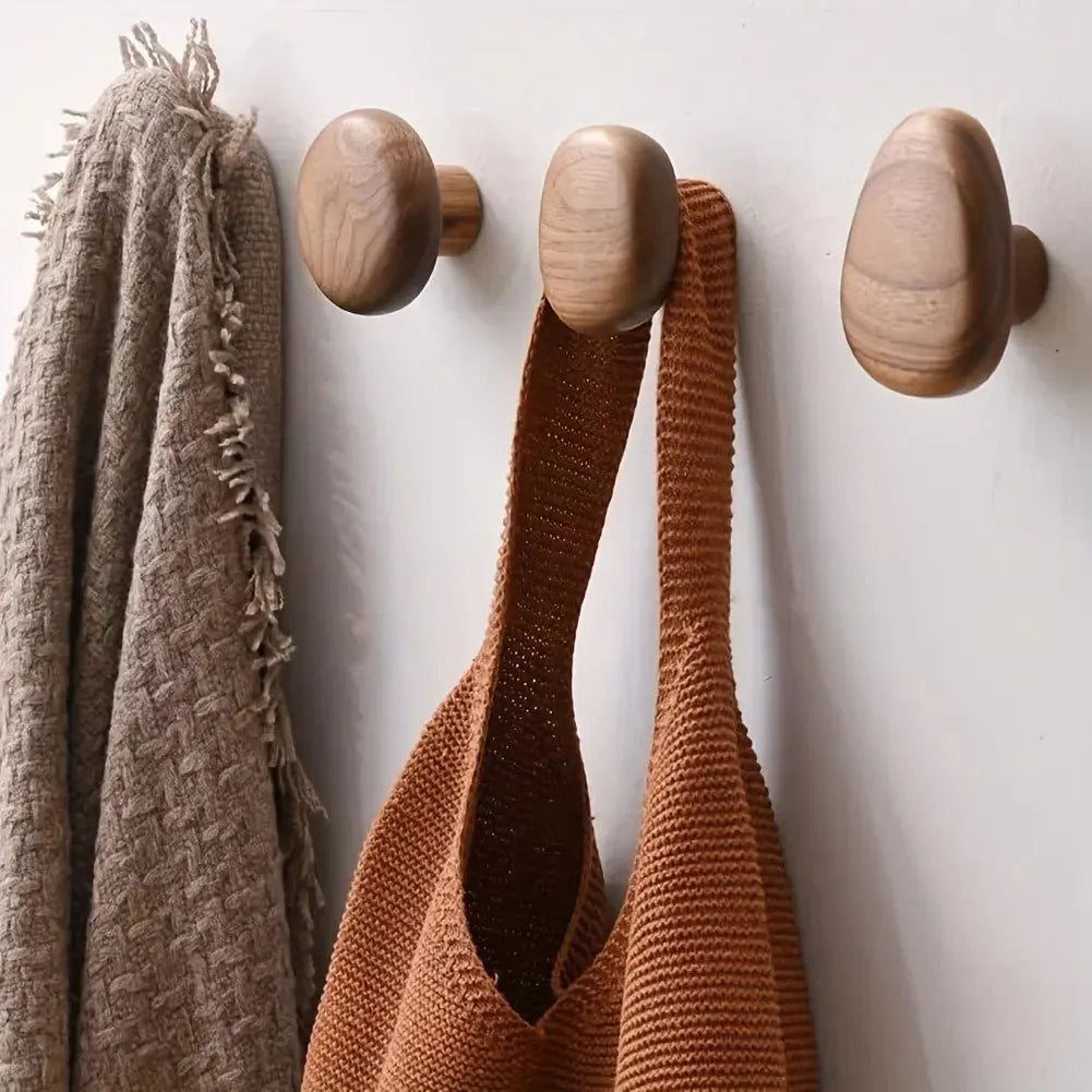 The Quartet Wooden Coat Rack Wall Hooks