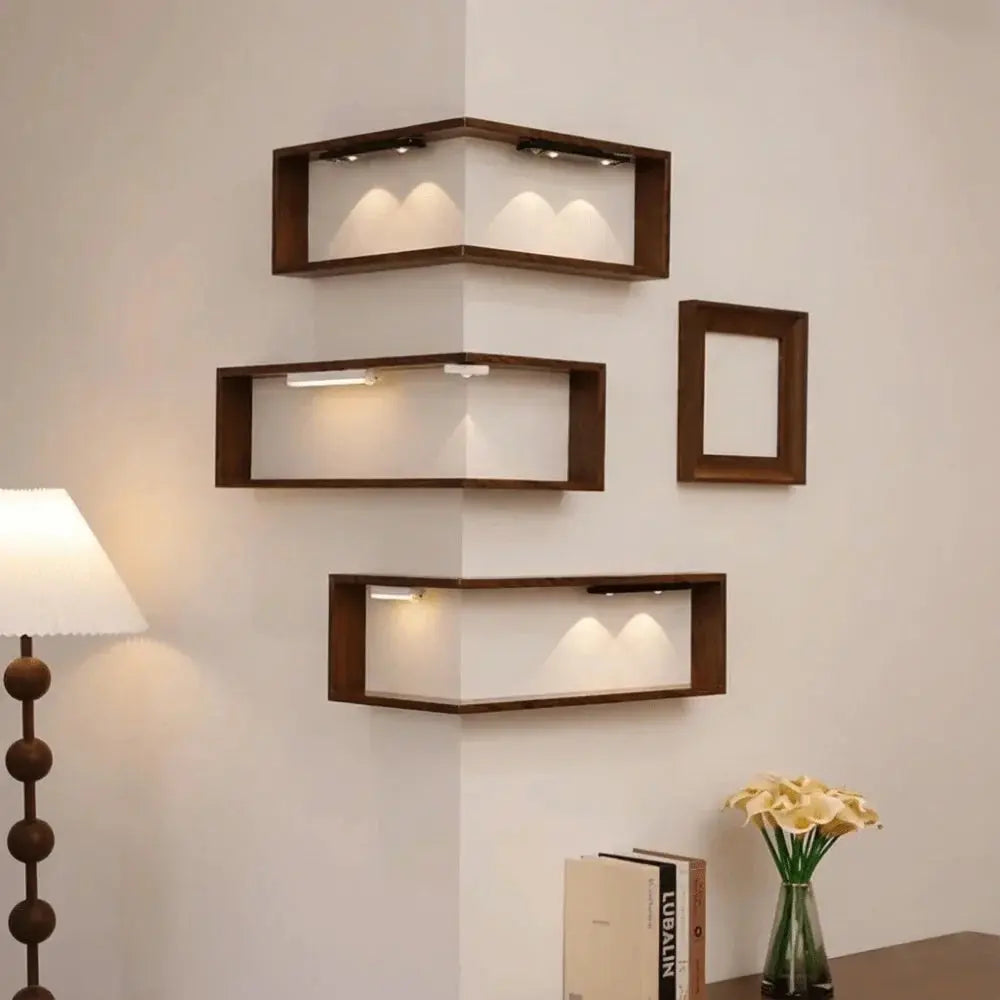 The Nook Floating Corner Shelf