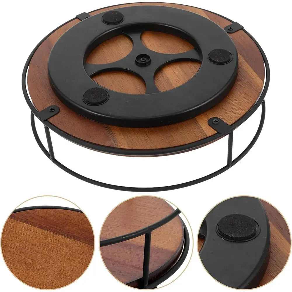 The Mill Oak Wood Lazy Susan