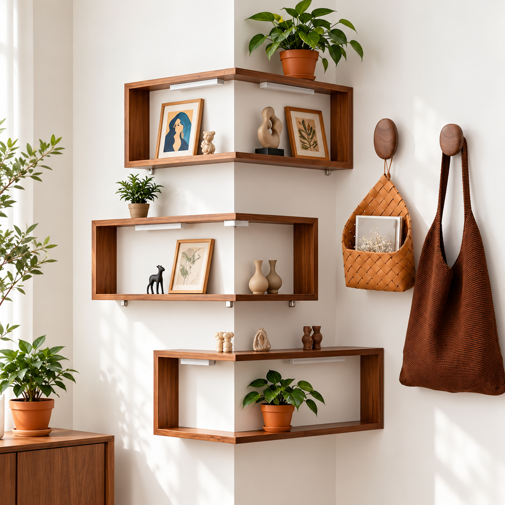 Natural Timber Home Decor Set | Oak & Origin Accent Pair
